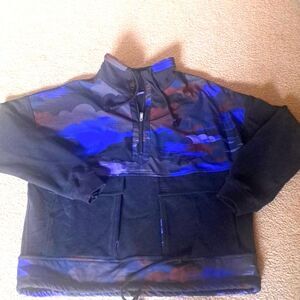 LARGE.   FREE PEOPLE ZIPPER PULLOVER JACKET.